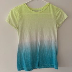Multicolor, ombré short sleeve tee